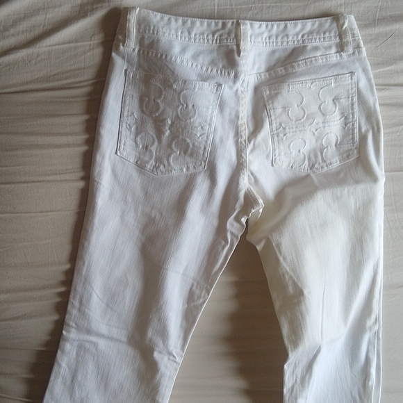 Tory Burch Denim - Size 28 white cropped jean
